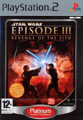 Star Wars Episode III Revenge of the Sith box art for Playstation 2